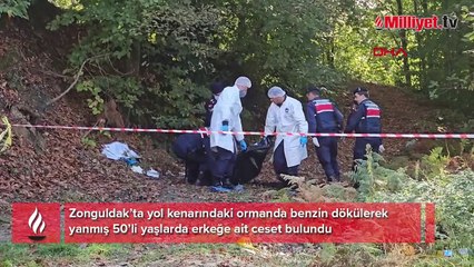Ormanda korkunç olay! Ayak izlerinin kalıbı çıkarıldı