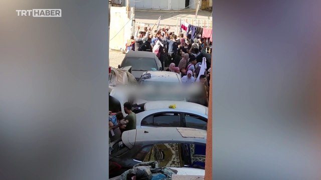 İsrail ordusu beyaz bayrak sallayan sivillere ateş açtı