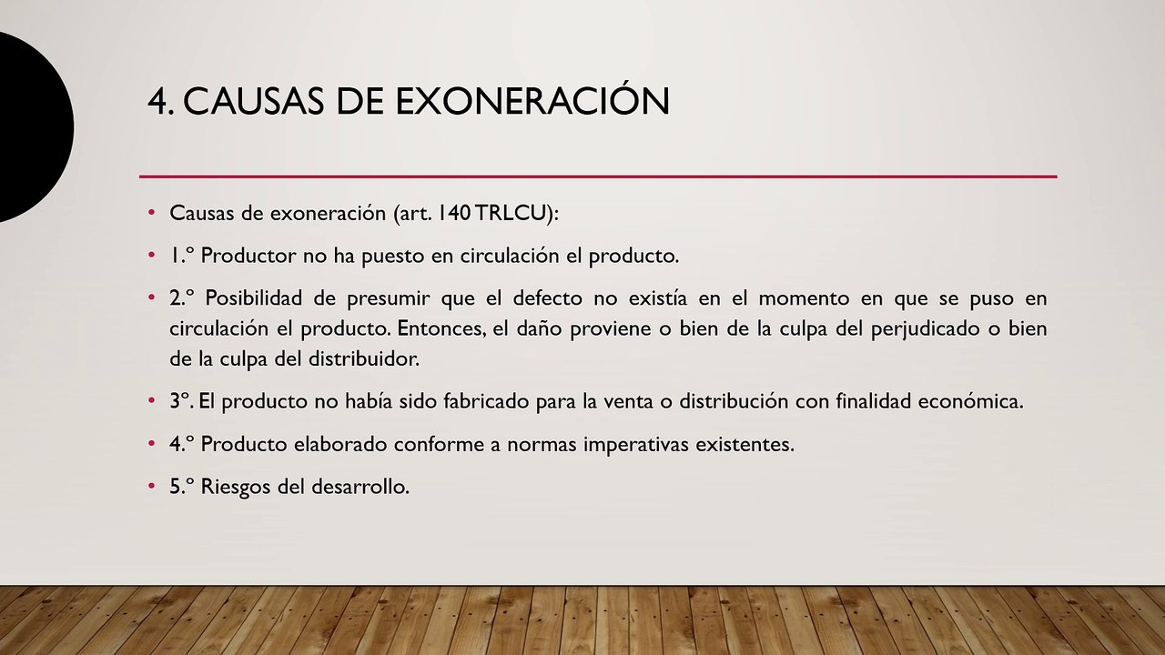 Responsabilidad por daños causados producto defectuoso (segunda parte ...