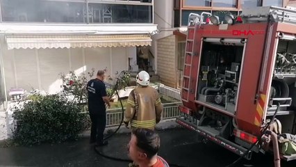 Silivri'de bir villanın çatısında çıkan yangın söndürüldü