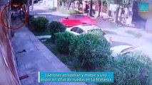 Ladrones atropellan y matan a una mujer en sillas de ruedas en La Matanza