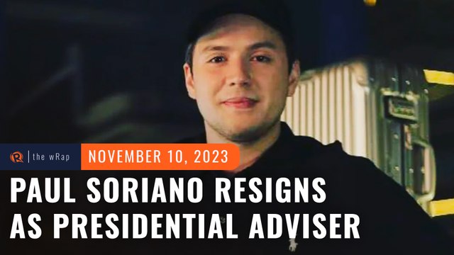 Paul Soriano resigns as presidential adviser – PCO