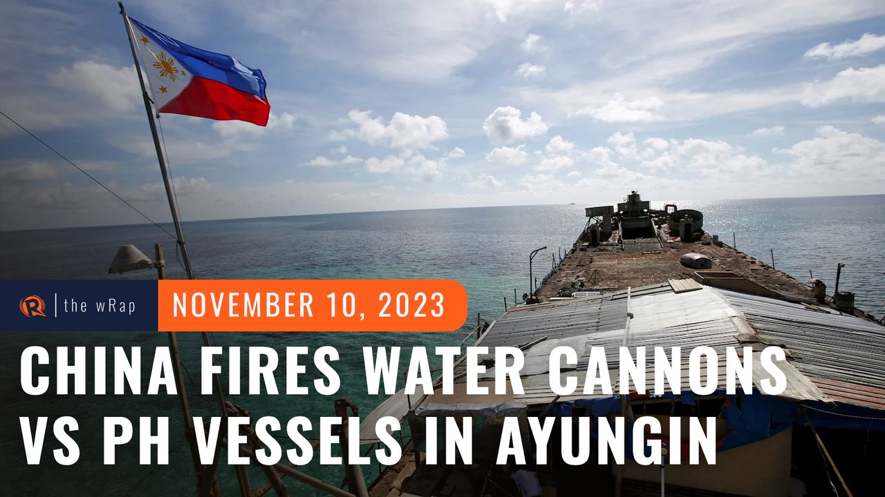China deploys water cannon vs Philippines in new Ayungin resupply mission