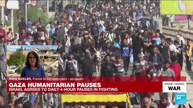 Israel agrees pauses in Gaza fighting but rules out ceasefire