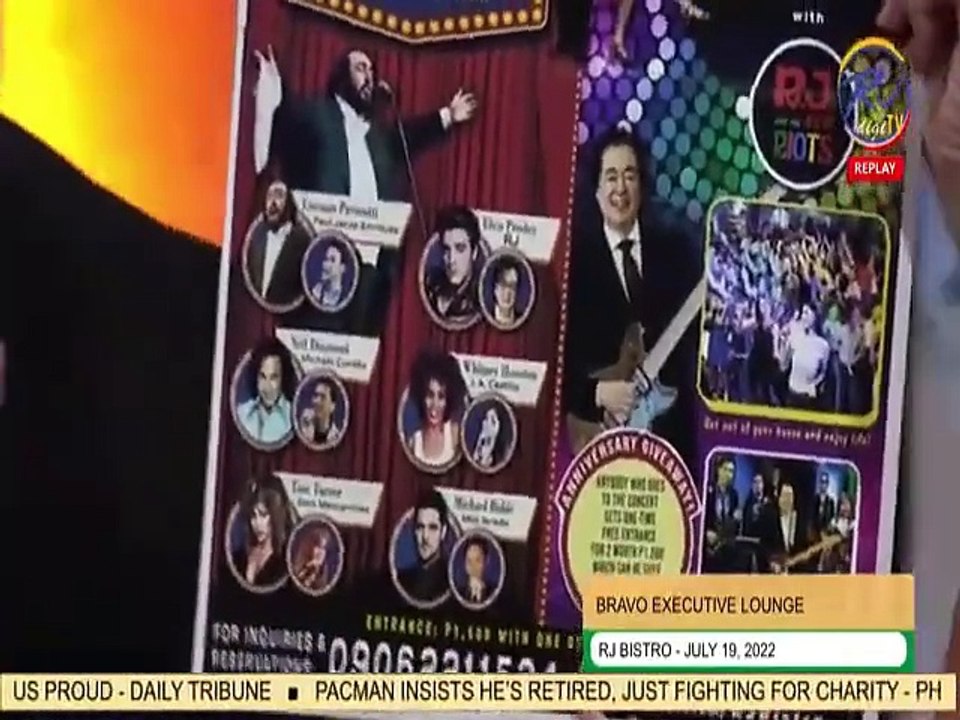 Bravo Executive Lounge feat. Lae Mañego, Ping Floyd, Mel Sorillano & More (July 19, 2022)