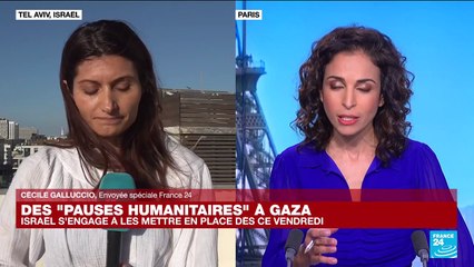 "Pauses humanitaires" à Gaza : De quoi s'agit-il ?