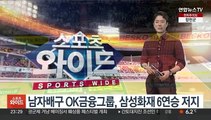 남자배구 OK금융그룹, 삼성화재 6연승 저지