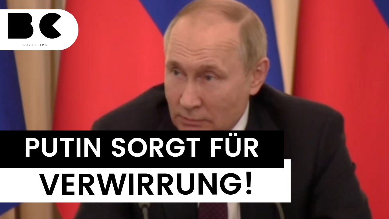 Putin sorgt mit Nachfrage bei Minister für Verwirrung
