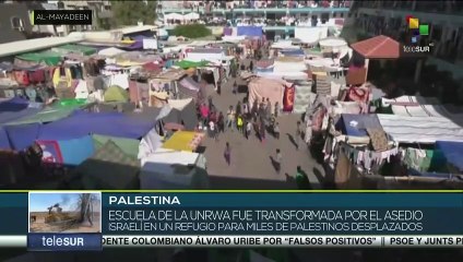 Refugiada palestina: No hay lugar seguro, la gente aquí tiene miedo