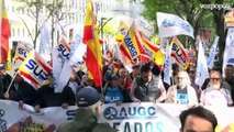 Sindicatos de Policía y Guardia Civil protestan contra la amnistía en Barcelona y apoyan a los agentes investigados por el 