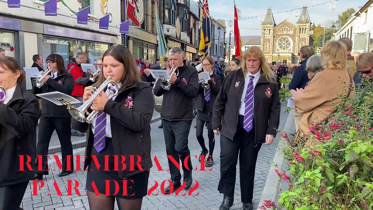 REMEMBRANCE SUNDAY, ABERGAVENNY 2022