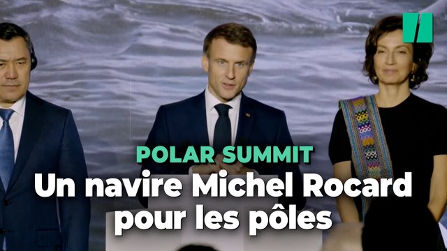 Macron envoie Michel Rocard sauver les pôles, mais pas celui auquel vous pensez