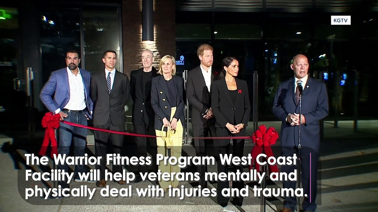 Prince Harry and Meghan Markle pay tribute to US veterans