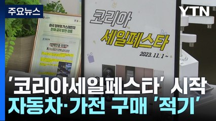 '코리아세일페스타' 시작...자동차·가전 구매 '적기' / YTN