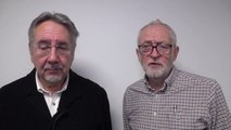 Jeremy Corbyn and John Rees: 'people are not prepared to be television spectators'