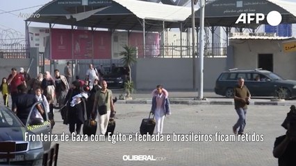 Fronteira de Gaza com Egito é fechada e brasileiros ficam retidos