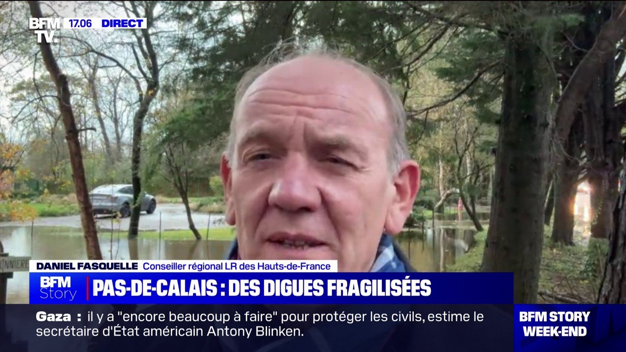 "On vit dans la crainte des jours qui viennent": Daniel Fasquelle, maire du Touquet-Paris-Plage et conseiller régional des Hauts-de-France, réagit aux inondations dans le Pas-de-Calais