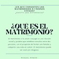 Miguel Mawad - ¿En qué consisten los matrimonios o uniones civiles?