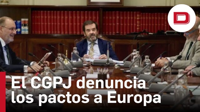 El CGPJ denuncia en todas las instituciones europeas que el pacto PSOE-Junts «viola» la «independencia judicial»