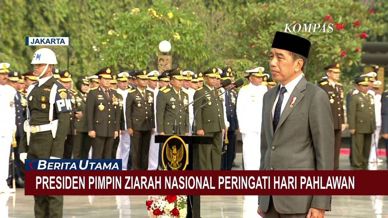 Hari Pahlawan 2023, Ini Momen Presiden Jokowi Pimpin Upacara Ziarah Nasional