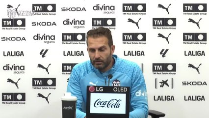 BARAJA, rueda de prensa PREVIA al REAL MADRID - VALENCIA