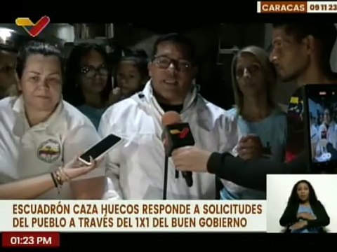 Caracas | Más de 1.200 familias son beneficiadas con recuperación vial en la comunidad La línea