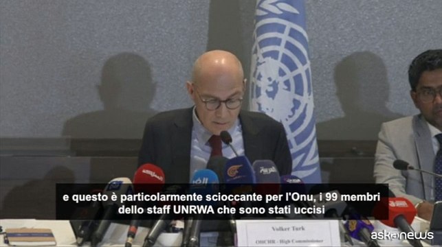 Commissario Onu: scandalosa morte di 100 persone dello staff Unrwa