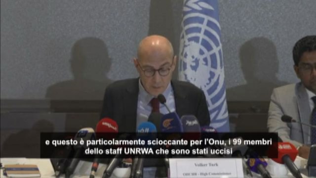 Commissario Onu: scandalosa morte di 100 persone dello staff Unrwa