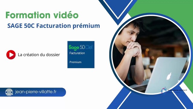 SAGE 50C Facturation prémium 2024 : La création du dossier