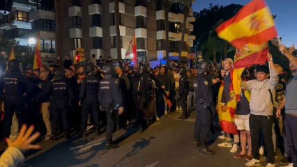 Protestas contra Sánchez en Málaga