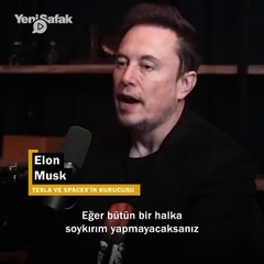 Elon Musk'tan Gazze'deki soykırıma tepki