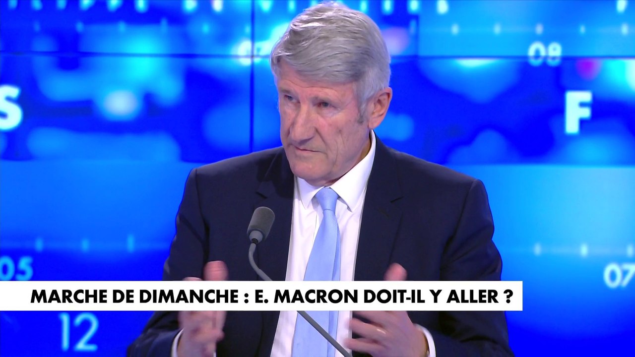 Philippe de Villiers : «Emmanuel Macron doit se rendre à la marche car il est le principe d'unité»