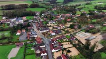 شاهد: فيضانات وأمطار غزيرة شمال فرنسا