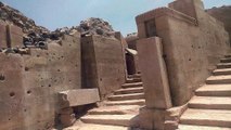 اثار معبد اوام في اليمن - مارب ٢٠21 Ruins of Awam Temple in city of Marib in Yemen 2021