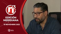 Trece Noticias | Edición Meridiana 10 de noviembre 2023