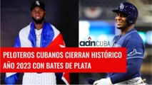 Peloteros cubanos cierran su histórico 2023 en Grandes Ligas con Bates de Plata