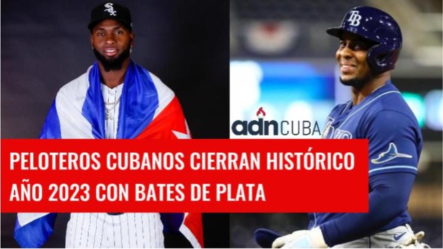 Peloteros cubanos cierran su histórico 2023 en Grandes Ligas con Bates de Plata