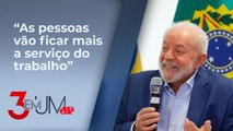Lula afirma que PIB será maior em 2024 por ter menos feriados