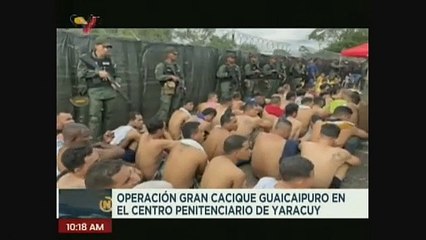 Venezuela interviene una última y séptima cárcel para liberarla de pandillas