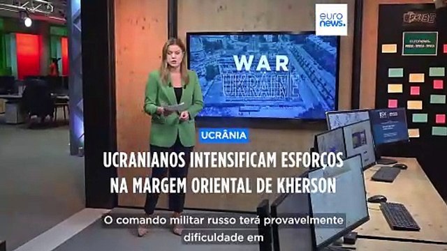 A batalha de Kherson nos mapas da Euronews