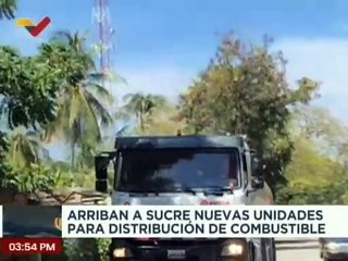 Gobernador del edo. Sucre recibe nuevas unidades para la distribución de combustible en la entidad