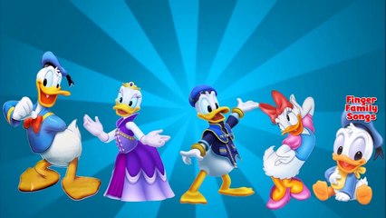 Donald Duck Finger Family Rhymes   Donald Duck Finger Family Songs