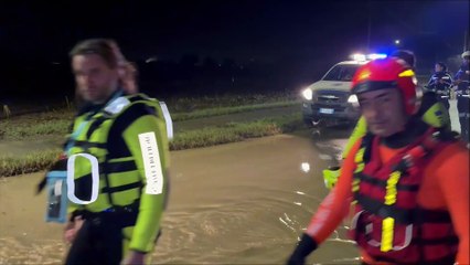 Prato, nuova esondazione del Bagnolo a Sant'Ippolito