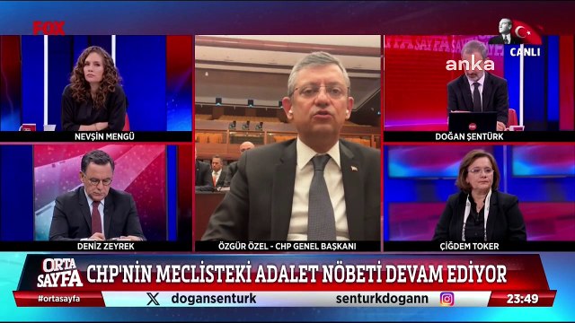 CHP Genel Başkanı Özel: Milletvekili Dokunulmazlığı Başta Olmak Üzere Anayasa'ya Aykırı Her Bir Şeye Karşı; Başta Özgür Özel, CHP Grubu'nun Tamamı...