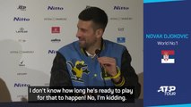 Coaching Rune?! I'm not ready to stop playing, laughs Djokovic