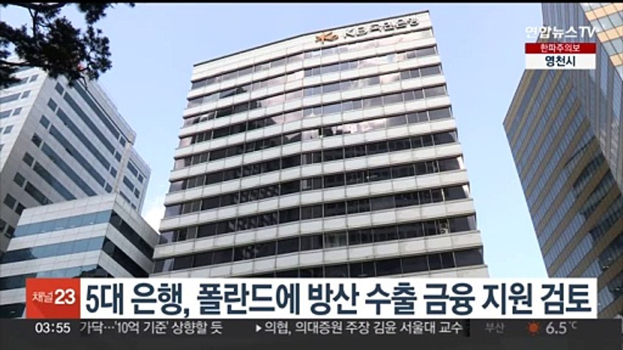 5대 은행, 폴란드에 방산 수출 금융지원 검토