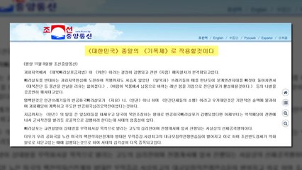 北, 대북전단 금지법 위헌에 반발 "대한민국 종말 기폭제" / YTN
