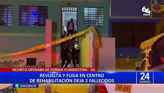 SJL: Dos jóvenes pierden la vida en centro de rehabilitación clandestino por presunta golpiza
