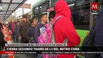 Estaciones cerradas de la Línea 1 del Metro CdMx por segunda etapa de modernización