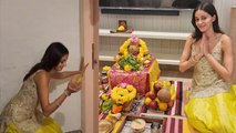 Ananya Panday Dhanteras 2023 New House Griha Pravesh Puja Video Viral, Bollywood Celebs Wish…